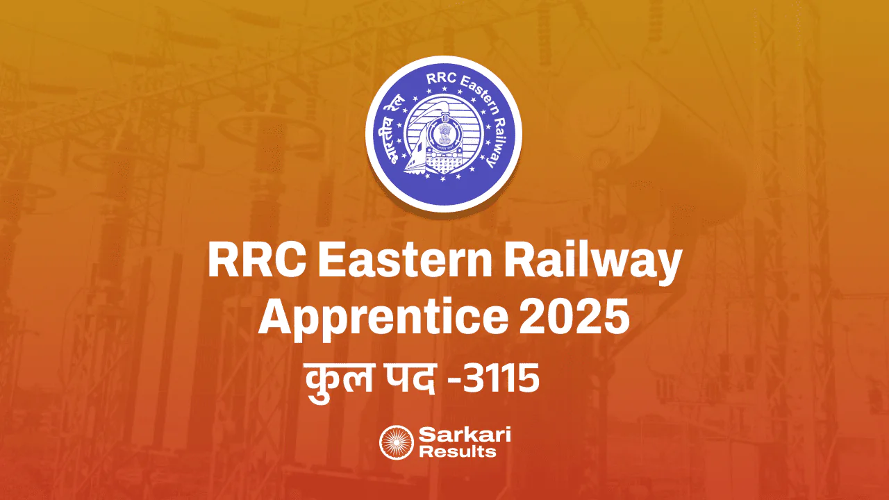 RRC Eastern Railway Apprentice 2025